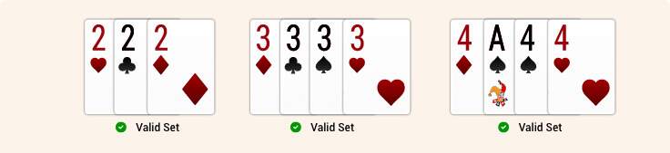 Valid Set - Rummy Rules